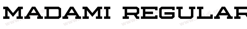 Madami Regular字体转换